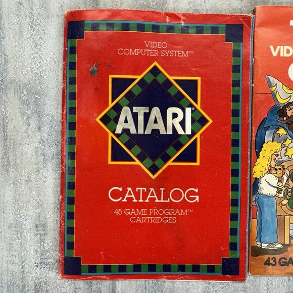 Vintage Atari 2600 Video Computer System Catalog 45 Game Program Cartridges 1981 - Picture 2 of 8